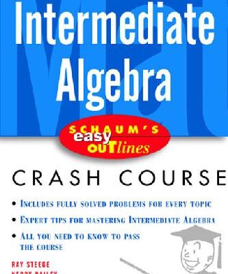 خرید و دانلود نسخه کامل کتاب Schaum’s Easy Outlines: Intermediate Algebra