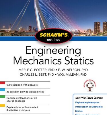 خرید و دانلود نسخه کامل کتاب Schaum’s Outline Of Engineering Mechanics Statics