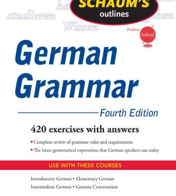 خرید و دانلود نسخه کامل کتاب Schaum’s Outline of German Grammar