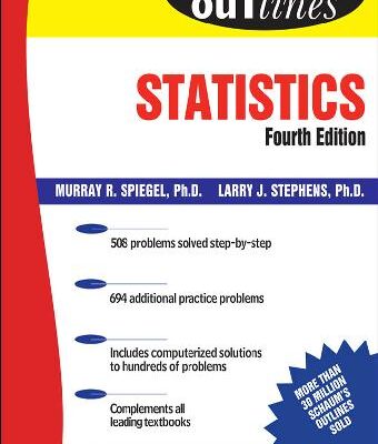 خرید و دانلود نسخه کامل کتاب Schaum’s Outline of Statistics