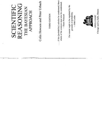 خرید و دانلود نسخه کامل کتاب Scientific Reasoning: The Bayesian Approach