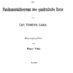 خرید و دانلود نسخه کامل کتاب Sechs Beweise des Fundamentaltheorems über quadratische Reste