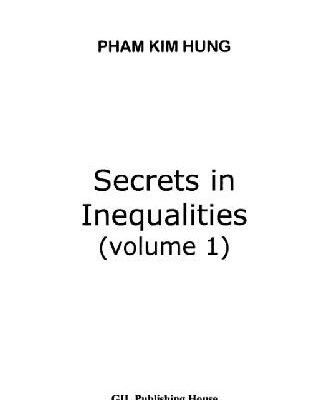 خرید و دانلود نسخه کامل کتاب Secrets in inequalities. Basic inequalities
