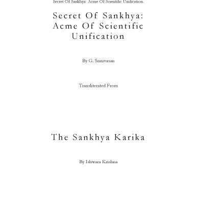 خرید و دانلود نسخه کامل کتاب Secrets of Sankhya