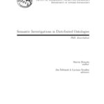 خرید و دانلود نسخه کامل کتاب Semantic Investigations in Distributed Ontologies [PhD Thesis]