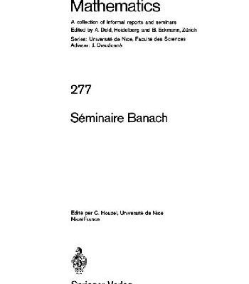 خرید و دانلود نسخه کامل کتاب Seminaire Banach