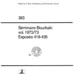 خرید و دانلود نسخه کامل کتاب Seminaire Bourbaki vol 1972 73 Exposes 418-435