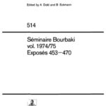 خرید و دانلود نسخه کامل کتاب Seminaire Bourbaki vol 1974 75 Exposes 453-470