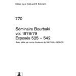 خرید و دانلود نسخه کامل کتاب Seminaire Bourbaki vol 1978 79 Exposes 525-542