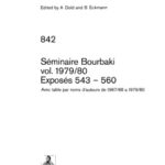 خرید و دانلود نسخه کامل کتاب Seminaire Bourbaki vol 1979 80 Exposes 543-560