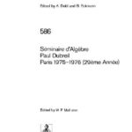 خرید و دانلود نسخه کامل کتاب Seminaire d’Algebre Paul Dubreil