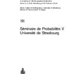 خرید و دانلود نسخه کامل کتاب Séminaire de Probabilités V