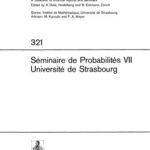 خرید و دانلود نسخه کامل کتاب Seminaire de Probabilites VII Universite de Strasbourg