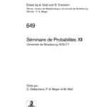 خرید و دانلود نسخه کامل کتاب Seminaire de Probabilites XII
