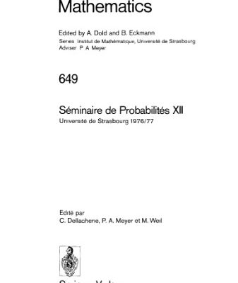خرید و دانلود نسخه کامل کتاب Seminaire de Probabilites XII