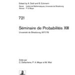 خرید و دانلود نسخه کامل کتاب Seminaire de Probabilites XIII