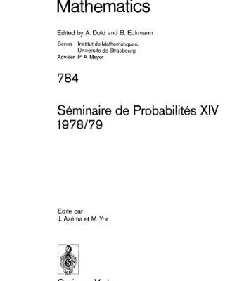خرید و دانلود نسخه کامل کتاب Seminaire de Probabilites XIV 1978 79