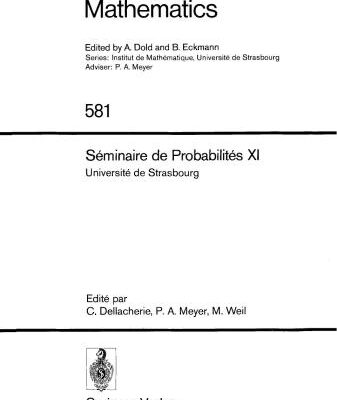 خرید و دانلود نسخه کامل کتاب Seminaire de Probabilites XL