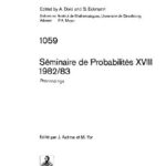 خرید و دانلود نسخه کامل کتاب Seminaire De Probabilites XVIII 1982/83