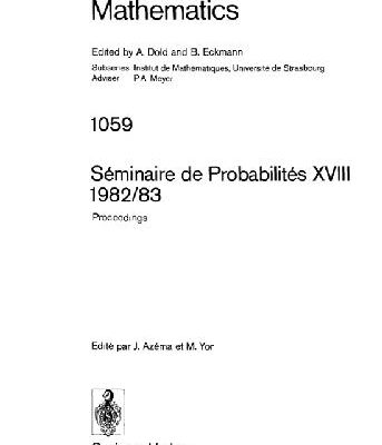 خرید و دانلود نسخه کامل کتاب Seminaire De Probabilites XVIII 1982/83