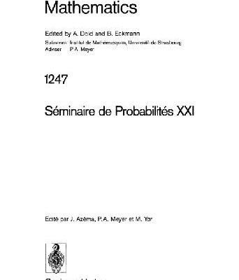 خرید و دانلود نسخه کامل کتاب Seminaire de Probabilites XXI