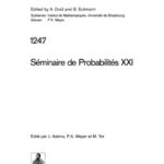 خرید و دانلود نسخه کامل کتاب Seminaire de Probabilites XXI