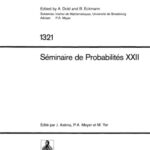 خرید و دانلود نسخه کامل کتاب Seminaire de Probabilites XXII