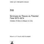 خرید و دانلود نسخه کامل کتاب Seminaire de Theorie du Potentiel Paris 1972-1974