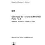 خرید و دانلود نسخه کامل کتاب Seminaire de Theorie du Potentiel Paris No 5