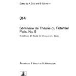 خرید و دانلود نسخه کامل کتاب Seminaire de Theorie du Potentiel Paris