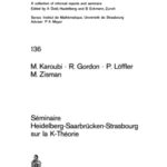 خرید و دانلود نسخه کامل کتاب Seminaire Heidelberg-Saarbrucken-Strasbourg sur la K-Theorie