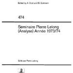 خرید و دانلود نسخه کامل کتاب Seminaire Pierre Lelong (Analyse)