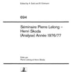 خرید و دانلود نسخه کامل کتاب Seminaire Pierre Lelong – Henri Skoda
