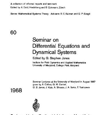 خرید و دانلود نسخه کامل کتاب Seminar on Differential Equations and Dynamical Systems