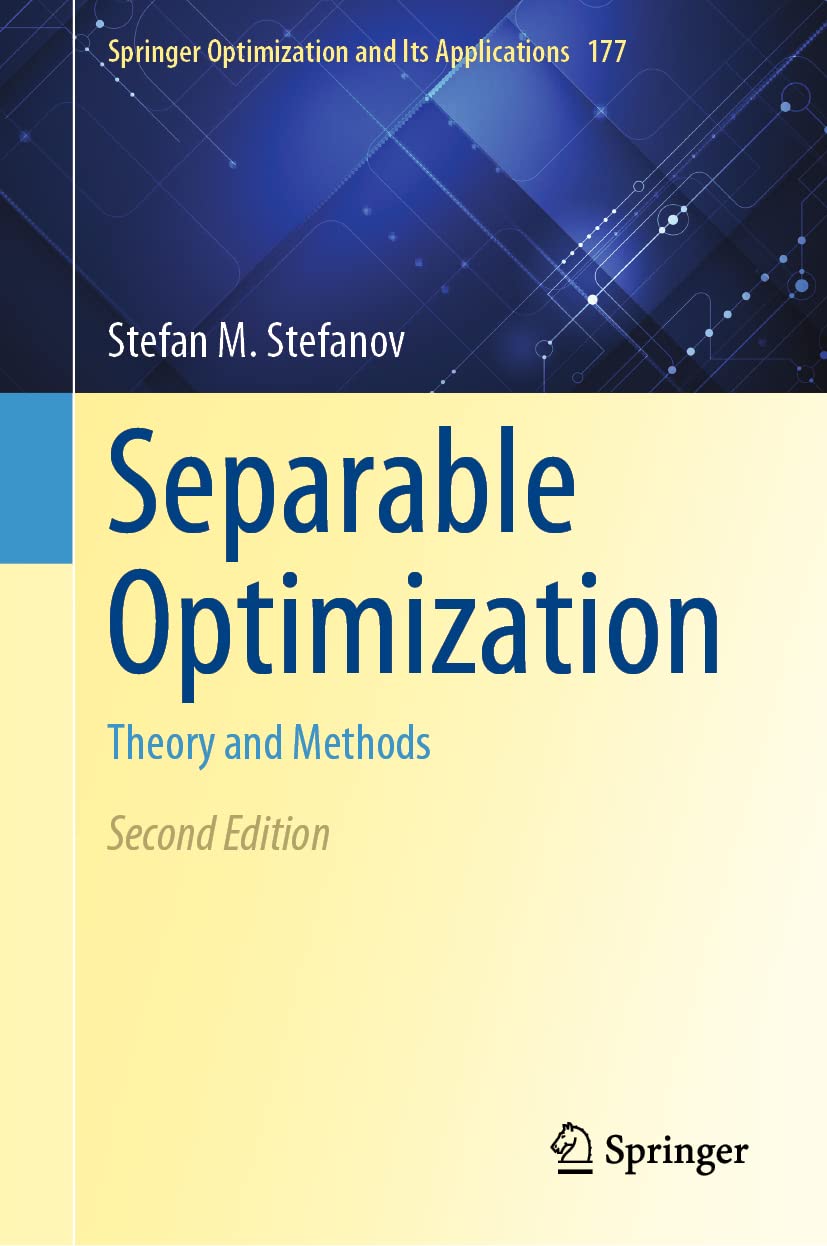 خرید و دانلود نسخه کامل کتاب Separable Optimization: Theory and Methods_68b3cec08d651.jpeg خرید و دانلود نسخه کامل کتاب Separable Optimization: Theory and Methods