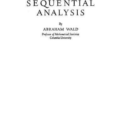 خرید و دانلود نسخه کامل کتاب Sequential analysis