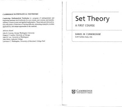 خرید و دانلود نسخه کامل کتاب Set Theory. A First Course