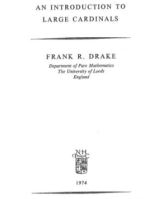 خرید و دانلود نسخه کامل کتاب Set theory. An introduction to large cardinals