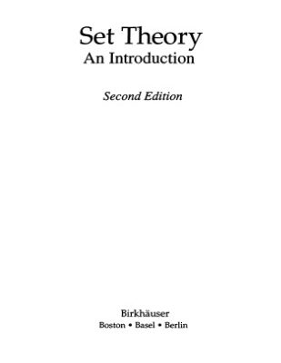 خرید و دانلود نسخه کامل کتاب Set theory: an introduction