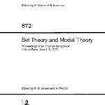 خرید و دانلود نسخه کامل کتاب Set Theory and Model Theory: Proceedings of an Informal Symposium Held at Bonn, June 1–3, 1979