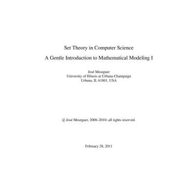 خرید و دانلود نسخه کامل کتاب Set Theory in Computer Science – A Gentle Introduction to Mathematical Modeling I