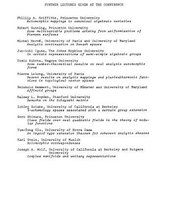 خرید و دانلود نسخه کامل کتاب Several Complex Variables !! Maryland 1970