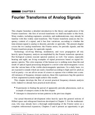 خرید و دانلود نسخه کامل کتاب Signal Analysis: Time, Frequency, Scale, and Structure