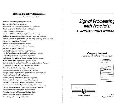 خرید و دانلود نسخه کامل کتاب Signal processing with fractals: a wavelet-based approach