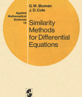 خرید و دانلود نسخه کامل کتاب Similary methods for differential equationsv