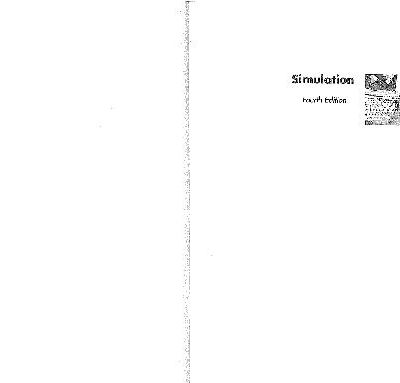 خرید و دانلود نسخه کامل کتاب Simulation, Fourth Edition