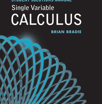خرید و دانلود نسخه کامل کتاب Single Variable Calculus Student Solutions Manual