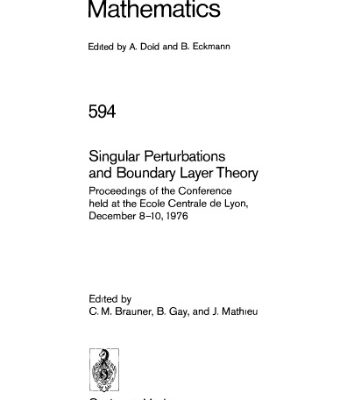 خرید و دانلود نسخه کامل کتاب Singular Perturbations and Boundary Layer Theory