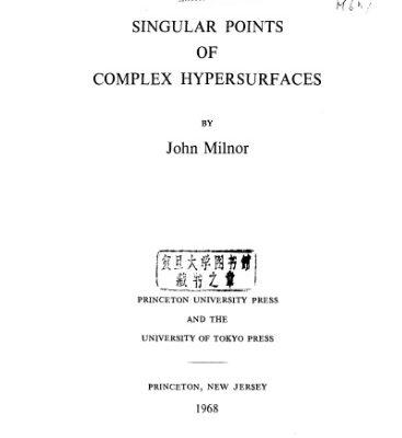 خرید و دانلود نسخه کامل کتاب Singular points of complex hypersurfaces