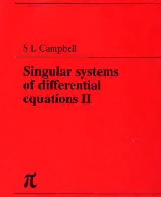 خرید و دانلود نسخه کامل کتاب Singular systems of differential equations